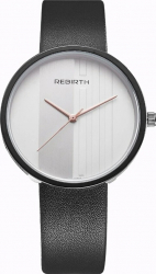 Ceas unisex casual Elegant Quartz Rebirth model Premium Q9 alb curea piele afisaj analog