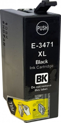 Cartus GraphiteK XL premium compatibil Epson T3471XL negru WorkForce Pro WF-3725DWF/3720DWF 