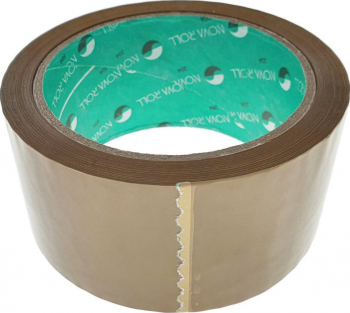 Banda adeziva tip scotch 48 mm x 60 m Nova Roll Solvent maro B43048-0060-DC 