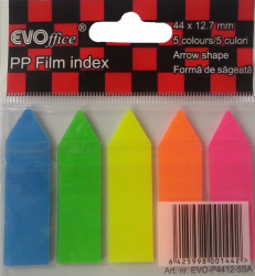 Stick index EVOffice forma sageata 5x20 file Multicolor