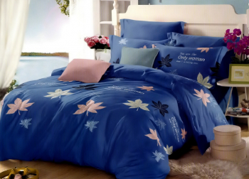 Lenjerie de pat matrimonial SUPER cu husa de perna dreptunghiulara Only woman bumbac mercerizat multicolor 