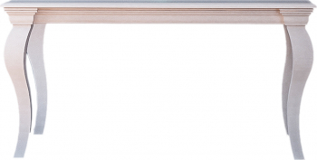 Masa living royal lemn masiv alb roz 160 x 79 cm 