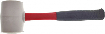 Ciocan de cauciuc alb 500 g lungime 290 mm cu maner izolat WH-10844-DC 