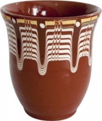 Cana ceramica lut 250ml pictata manual 