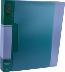 Dosar plastic cu 100 folii EVOffice verde 