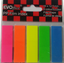 Stick index EVOffice forma steag 5x20 file Multicolor