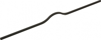 Maner pentru mobilier Brave negru mat L 400 mm 
