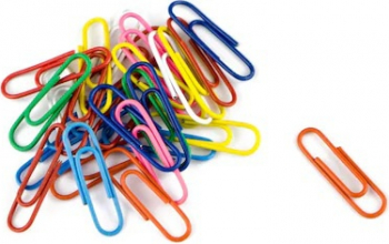 Agrafe color metalice 28 mm 100 buc/cutie EVOffice 