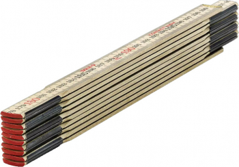 Metru pliabil din lemn 2 m Sola tip HC 2/10 clasa precizie III 