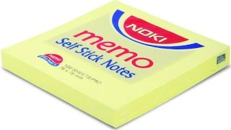 Notes Adeziv Noki 75x75Mm 100 File Galben 