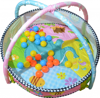 Saltea interactiva multicolora cu bile Ideals Toys 