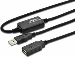 Cablu extensie USB 2.0 activ 10m Digitus 