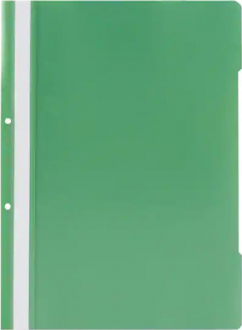 Dosar plastic Noki cu sina si perforatii VERDE 50buc/set 