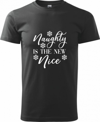 Tricou barbati Malfini Naughty is the new nice negru XL 