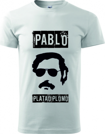 Tricou barbati Malfini Pablo - plata o plomo alb 2XL 