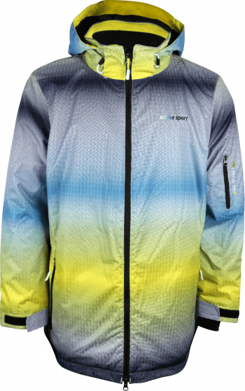 Geaca de ski Ulla Popken pentru femei cu fermoar si gluga Multicolor