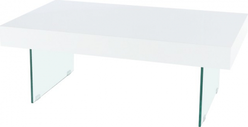 Masuta de cafea alb extra lucios DAISY 2 NEW 