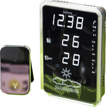 Statie meteo led techno line cu senzor wireless si prognoza vreme 