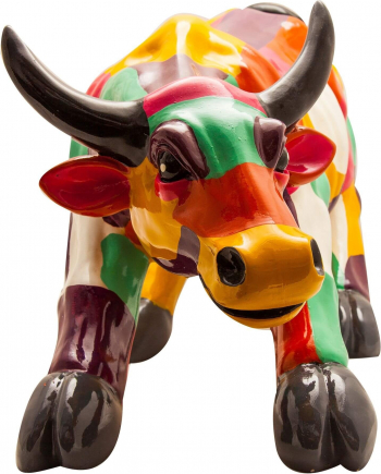 Statueta Taur Coco Maison 77 x 32 x 43 cm Multicolor