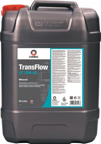 Ulei motor COMMA TRANSFLOW LX 15W40 20L 