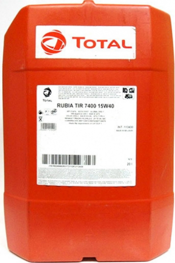 Ulei motor TOTAL RUBIA 7400 15W40 20L 