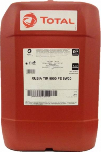 Ulei motor TOTAL RUBIA 9900 FE 5W30 20L 