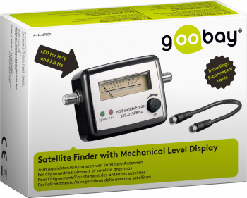 Locator satelit analog cu sunet cu cablu F pt. conexiune 