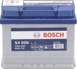 Baterie auto Bosch S4 12 V 60 Ah 0 092 S40 060