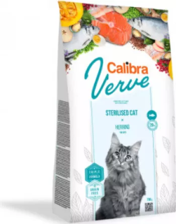 Hering sterilizat Calibra Cat Verve GF Hering 3.5 kg