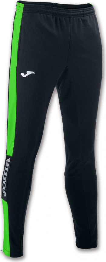 Pantaloni sport Joma Championship IV antrenament Negru/Verde fluorescent marimea 3XS 8-10 ani 