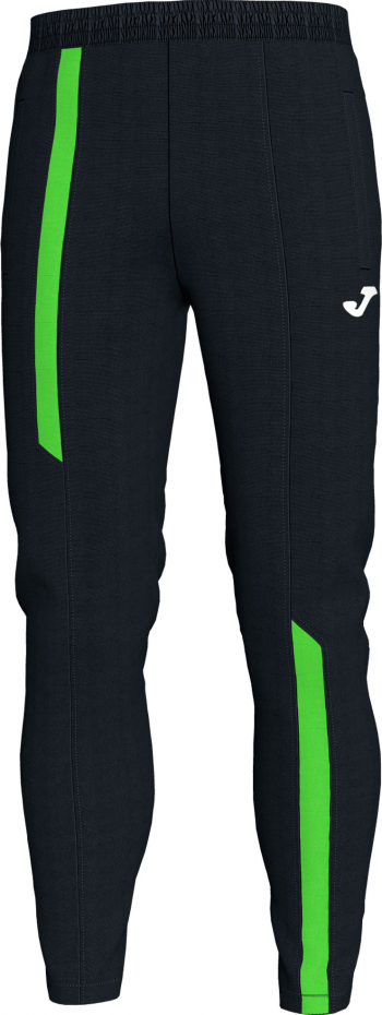 Pantaloni sport Joma Supernova semi-slim antrenament Negru/Verde fluorescent marimea 2XS 12 ani 