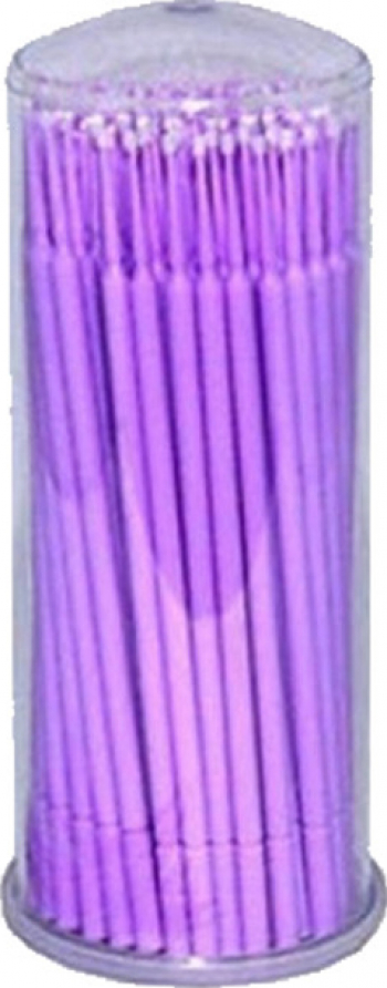 Set 100 bucati Microbrush extensii gene Micro-aplicatoare Ultrafine S 