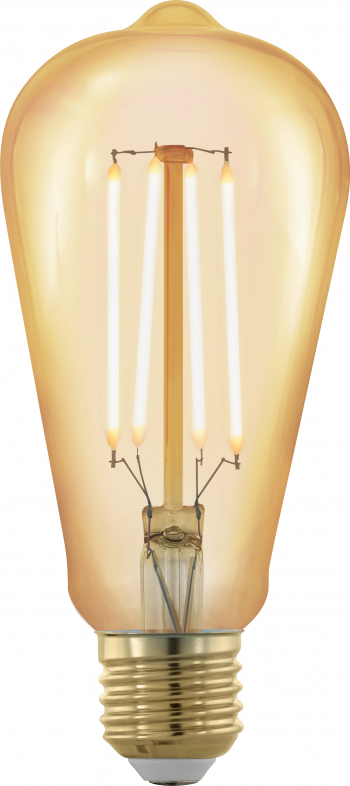 Bec LED decorativ vintage eglo Edison E27 4W ST64 Dimabil 
