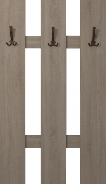 Cuier Trio Maxdeco sonoma cu agatatori finisaj cupru 