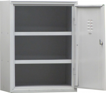 Dulap metalic 2 rafturi si usa color Galben 114/vf/14/b 600x500x800 mm LxlxH 40 kg/polita italia 