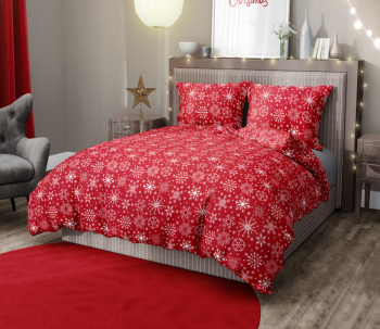 Lenjerie de pat pentru o persoana cu husa de perna dreptunghiulara Maya bumbac satinat gramaj tesatura 120 g/mp multicolor 