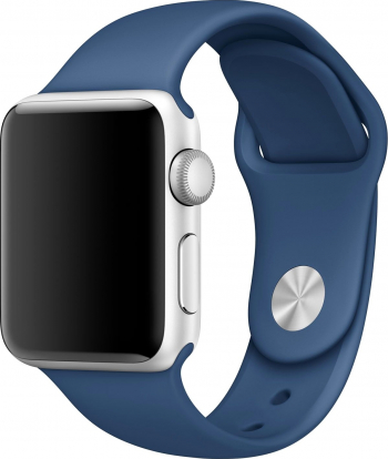 Curea silicon MTP Premium Deep Blue Pentru Apple Watch 44 mm 