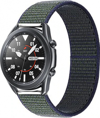 Curea Textila MTP Premium 22mm Midnight Fog Telescoape Rapide pentru Huawei Watch GT2 