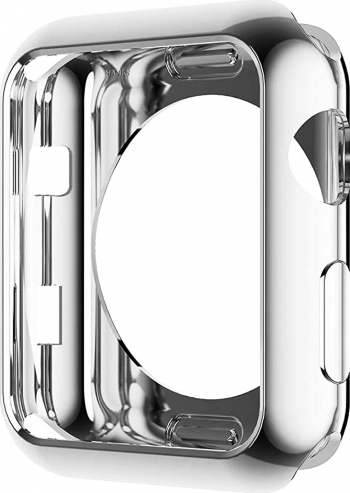 Husa Protectie Silicon Premium dedicata Pentru Apple Watch Seria 1/2/3 42mm acoperire ecran + margini 