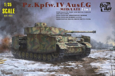 Border Model BT-001 - 1 35 Panzer IV Ausf.G Mid/Late 2in1 