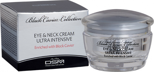 Crema ultraintensiva pt Ochi si Gat cu Caviar Negru DSM-Mon Platin Black Caviar Collection 50ml