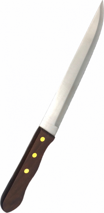 Cutit bucatarie din lemn si metal 34 x 3 cm 