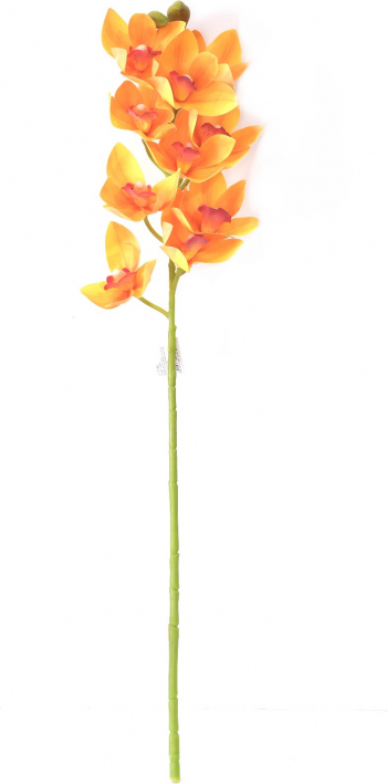 Flori artificiale decorative galbene Orhidee 74 cm
