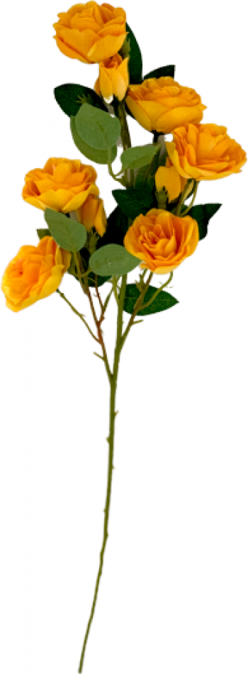 Flori artificiale decorative portocalii 70 cm