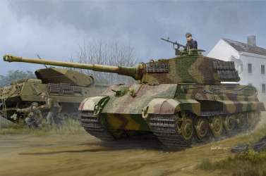Hobby Boss 84531 - 1 35 Pz.Kpfw.VI Sd.Kfz.182 Tiger II Henschel 1944 Production w/ Zimmerit 