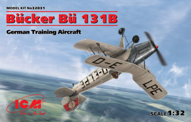 ICM 32031 - 1 32 Bucker Bu 131B German Training Aircraft 