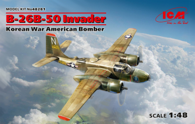 ICM 48281 - 1 48 B-26 B-50 Invader Korean War American Bomber 