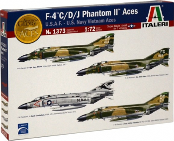Italeri 1373 - 1 72 F-4 PHANTOM VIETNAM ACES 