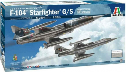 Italeri 2514 - 1 32 F-104 STARFIGHTER G/S Upgr.Edit. RF Version 