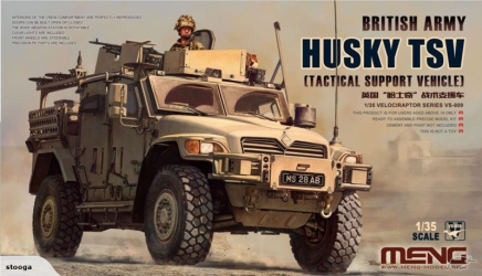 MENG - British Army Husky Tactical Support Vehicle 1 35 